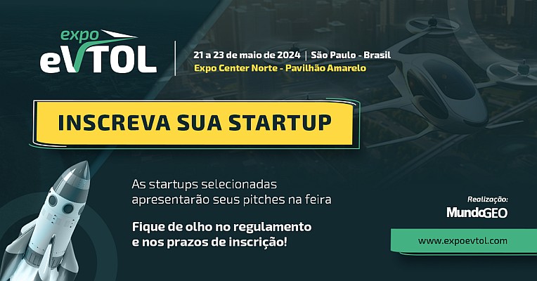Competição de startups do setor de eVTOLs acontece na Expo eVTOL 2024