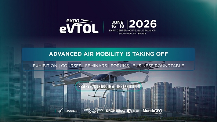 Expo eVTOL 2026 will highlight the evolution of Advanced Air Mobility in Brazil and worldwide