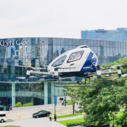 EHang realiza primeiro voo de eVTOL com passageiros na Tailândia