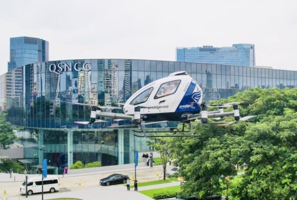 EHang realiza primeiro voo de eVTOL com passageiros na Tailândia