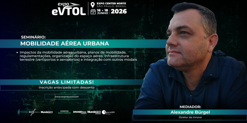 Seminário no Expo eVTOL debaterá os impactos dos eVTOLs na mobilidade das cidades Seminário no Expo eVTOL debaterá os impactos dos eVTOLs na mobilidade das cidades