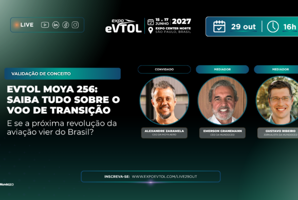 Live: Saiba tudo sobre saiba tudo sobre o voo de transição do eVTOL MOYA 256 Live: Saiba tudo sobre saiba tudo sobre o voo de transição do eVTOL MOYA 256