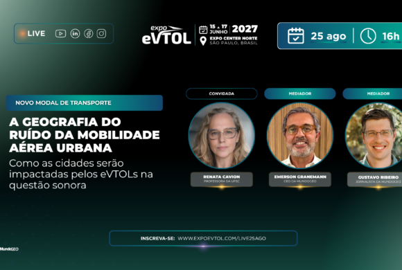 Live: A geografia do ruído da Mobilidade Aérea Urbana