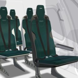 Recaro revela os assentos que serão usados nos eVTOL da Eve